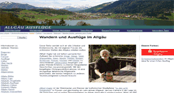 Desktop Screenshot of allgaeu-ausfluege.de